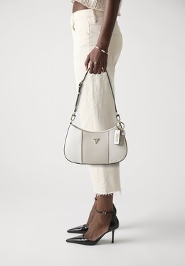 Сумка NOELLE TOP ZIP SHOULDER BAG Guess, кремовый gu151h80i-a11 | off white/taupe