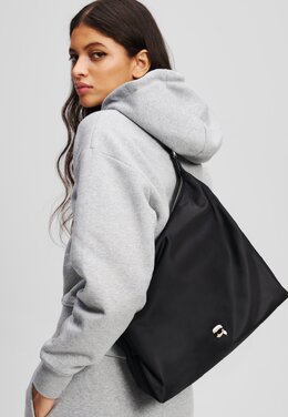 Сумка IKON HOBO Karl Lagerfeld, черный k4851h1o3-q11 | black