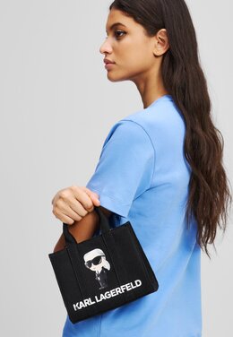 Сумка IKON SQUARE MINI TOTE Karl Lagerfeld, черный k4851h1n5-q11 | black