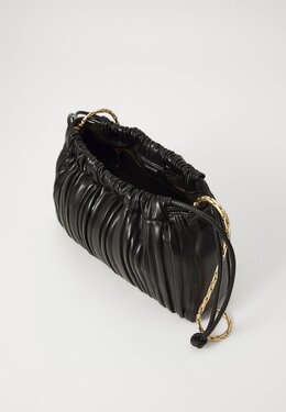 Сумка через плечо DRAWSTRING PLISSE CROSSBODY - Across body bag Calvin Klein, черный c1851h0nt-q11 | black