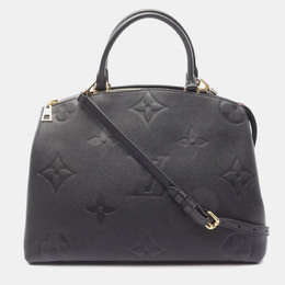 Louis Vuitton Grand Palais MM Noir Monogram Empreinte Leather Tote Bag 1181526