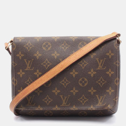 Louis Vuitton Musette Tango Brown Monogram Canvas Shoulder Bag 1181415