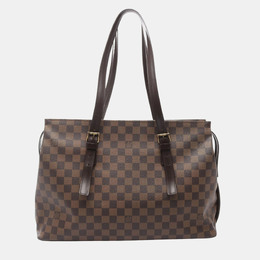 Louis Vuitton Chelsea Damier Ebene Canvas Shoulder Tote Bag 1181435