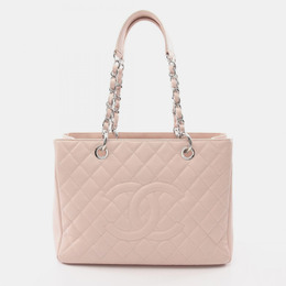 Chanel Matelasse GST Pink Leather Tote Bag 1181314