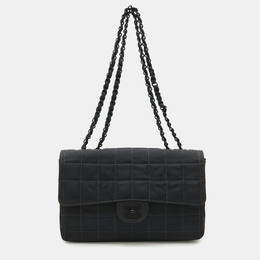 Chanel New Travel Line Black Nylon Chain Shoulder Bag 1181084