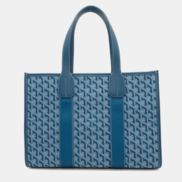 Goyard Villette PM Ocean Blue Canvas and Leather Shoulder Bag 1179705