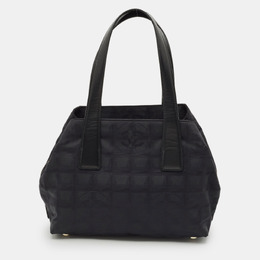 Chanel Black Nylon Travel Ligne Satchel 1180843