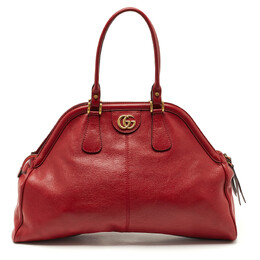 Gucci Red Leather Large Re(Belle) Satchel 1180825
