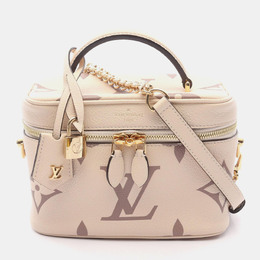 Louis Vuitton Vanity PM Beige/Brown Tone Monogram Empreinte Leather Top Handle Bag 1181518