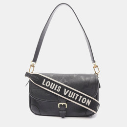 Louis Vuitton Diane Noir Monogram Empreinte Leather Shoulder Bag 1181525