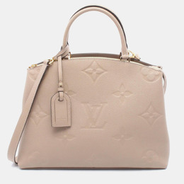 Louis Vuitton Grand Palais MM Beige Monogram Empreinte Leather Shoulder Bag 1181524