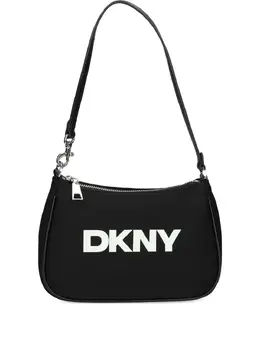 DKNY logo-print shoulder bag 30351638