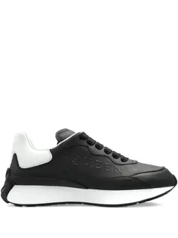 Alexander McQueen leather logo trainers 31056568