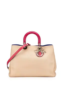 Christian Dior 2012 Large Bicolor Leather Diorissimo satchel 31164585