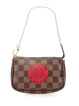 Louis Vuitton 2008 Damier Ebene Trunks and Bags Mini Pochette Accessoires handbag 31165450