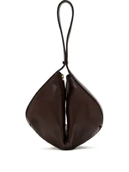 Staud folded leather shoulder bag 30990152