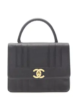 Chanel 1994-1996 Caviar Mademoiselle Kelly Top Handle Bag handbag 31167219