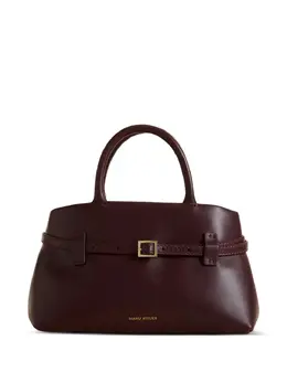 Manu Atelier buckle-strap tubular-handle tote bag 31114232