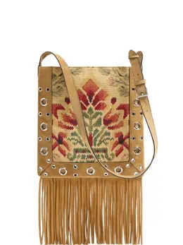 Valentino Garavani Nellcôte suede shoulder bag 30547485