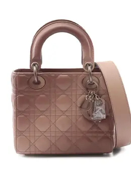 Christian Dior 2000-2025 Small Ombre Lambskin Cannage lady Dior satchel 31146998