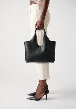Сумка IKON MONOGRAM SOFT TOTE SET Karl Lagerfeld, черный k4851h1ot-q11 | black