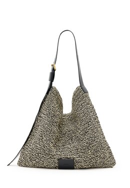 Сумка-тоут ASHA Allsaints, черный a0q51h0dy-q11 | black natural