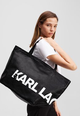 Сумка-тоут ESSENTIAL COATED Karl Lagerfeld, черный k4851h1p9-q11 | black
