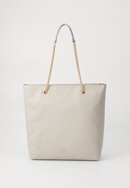 Сумка-тоут MINIMAL MONOGRAM CHAIN TOTE Calvin Klein, серо-коричневый c1851h0nj-b11 | chateau