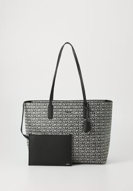 Сумка-тоут SAIGE TOTE DKNY, черный dk151h1c2-q11 | black logo/ black