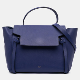 Celine Blue Mini Grained Calfskin Belt Bag 1181028