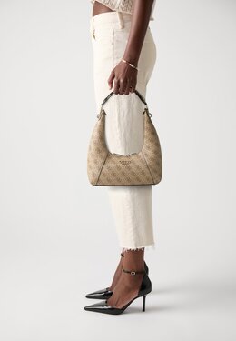 Сумка CALISTA TOP ZIP SHOULDER BAG Guess, бежевый gu151h7yy-b11 | latte