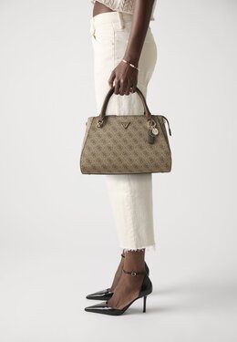Сумка NOELLE II LUXURY SATCHEL Guess, коричневый gu151h7x9-o11 | latte/brown