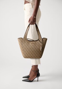 Сумка CALISTA TOTE Guess, бежевый gu151h7zj-b11 | latte logo