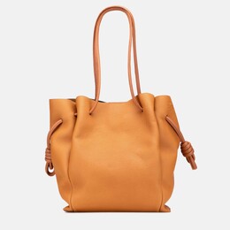 Loewe Brown Medium Leather Flamenco Knot Tote 1182159