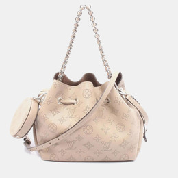Louis Vuitton Bella Beige Mahina Leather Satchel 1182733