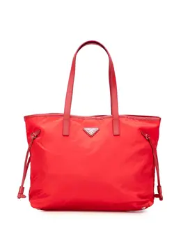 Prada 2013-2025 Saffiano Trimmed Tessuto Open Convertible Tote satchel 31166733
