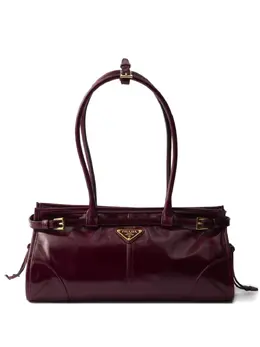 Сумка-тоут Bonnie с кожаной ручкой среднего размера Prada, красный 31067124 | красный