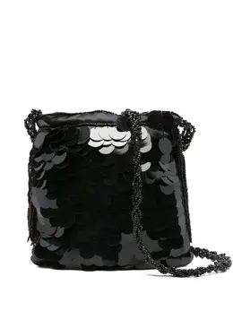 P.A.R.O.S.H. sequinned beaded-tassel cross body bag 31079388