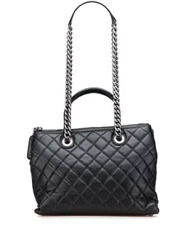 Chanel 2014-2015 Medium Quilted Calfskin Boy Chained Tote satchel 31204067
