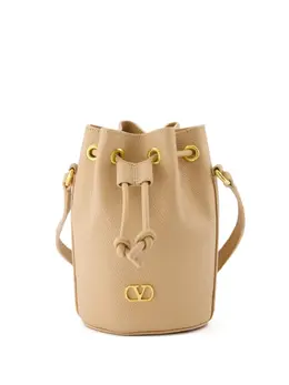 Valentino Garavani VLogo Signature drawstring bucket bag 31090215