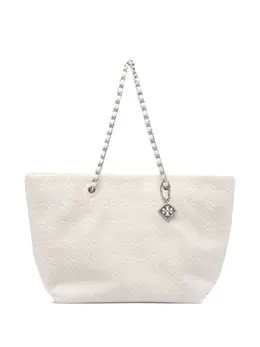 Tory Burch Ella chain-trimmed textured tote bag 31114337