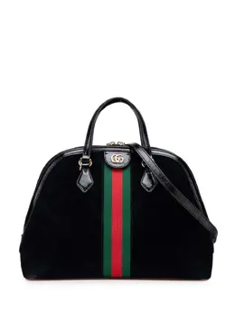 Gucci 2016-2025 Medium Suede Ophidia Web Dome satchel 31192819
