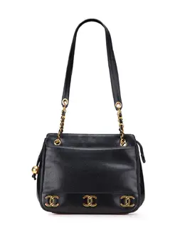 Chanel 1994-1996 Triple CC Caviar shoulder bag 31192287