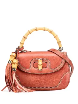 Gucci 2000-2015 Small Leather New Bamboo satchel 31196138
