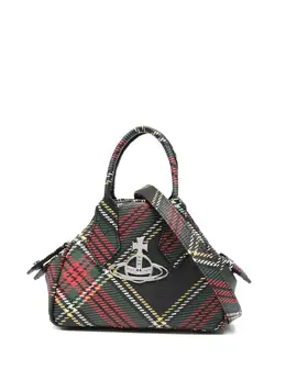 Vivienne Westwood mini Yasmin tartan-check cross body bag 31079372