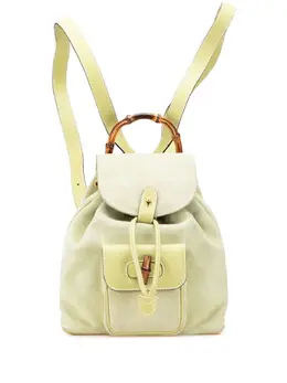 Gucci 20th Century Suede Bamboo backpack 31174510