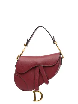 Christian Dior 2018 Mini Grained Calfskin Saddle Bag satchel 31201345