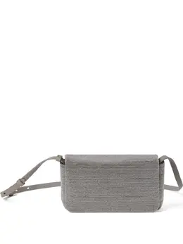 Brunello Cucinelli Monili-embellished leather cross body bag 30963372