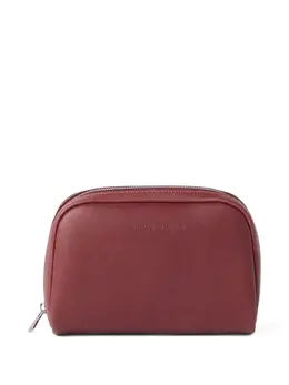 Brunello Cucinelli leather zip-top wash bag 31166780