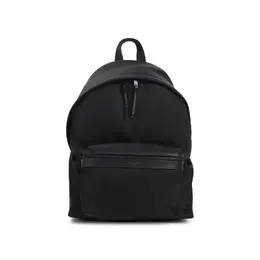 Saint Laurent-Black City Nylon Backpack-Uomo 52233866379604